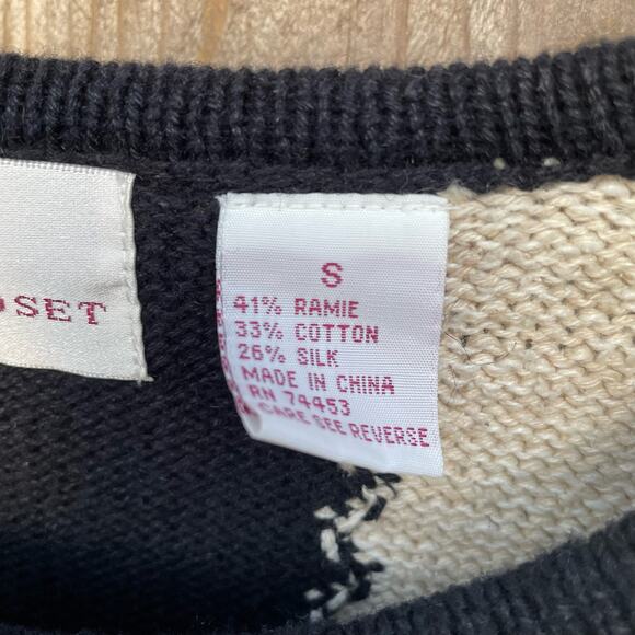 Vintage Jane's Closet Cardigan Animals Safari Retro Button Front Knit Size Small - Picture 9 of 11